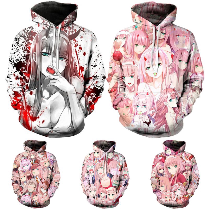darling in the franxx zero two hoodie