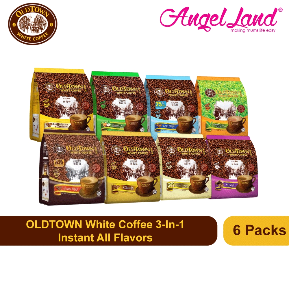 OLDTOWN White Coffee 3-In-1 Instant All Flavors (6 Packs) | Shopee Malaysia