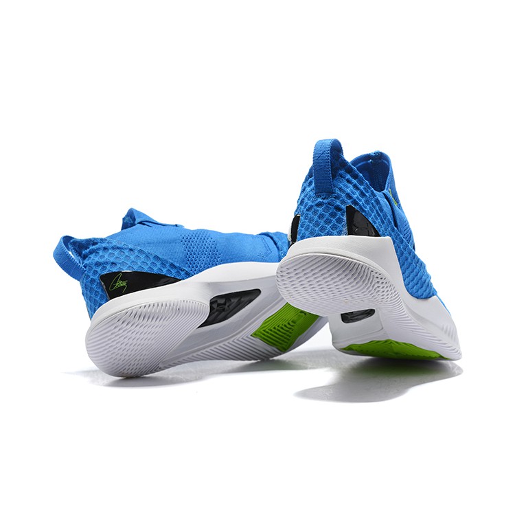 curry 5 blue and white