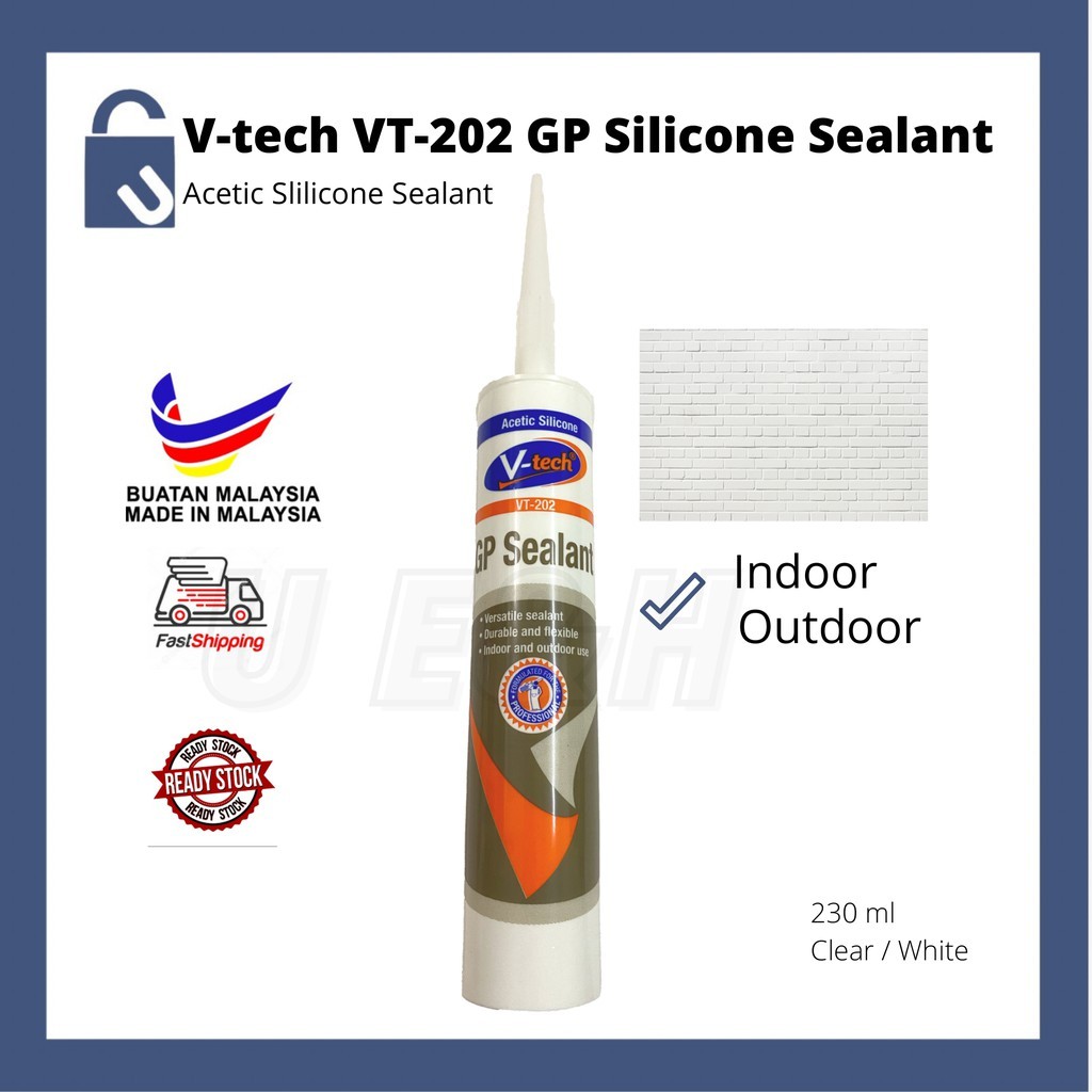 VTech VT202 Silicone sealant acetic silicone sealant dinding sealant outdoor sealant ceramic