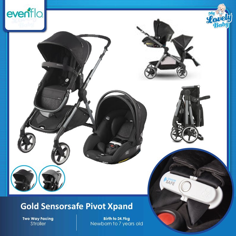 evenflo gold pivot xpand double stroller