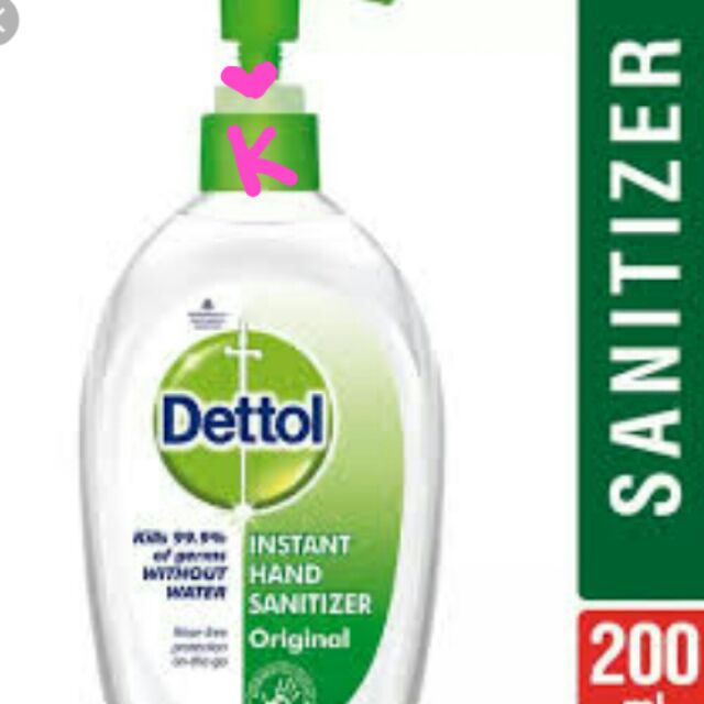 dettol sanitizer 200ml 100original with pump Shopee Malaysia