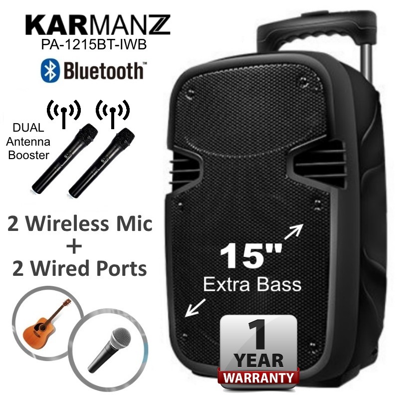KARMANZ 15 inch PA1215 Portable Trolley 