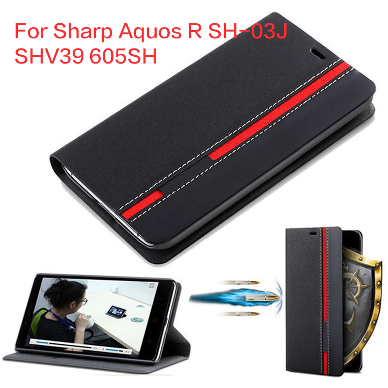 Cowboy Pu Leather Phone Bag Case For Sharp Aquos R Sh 03j Shv39 605sh Flip Case For Sharp Aquos R Sh 03j Shv39 605sh Business Case Soft Silicone Back Cover Shopee Malaysia
