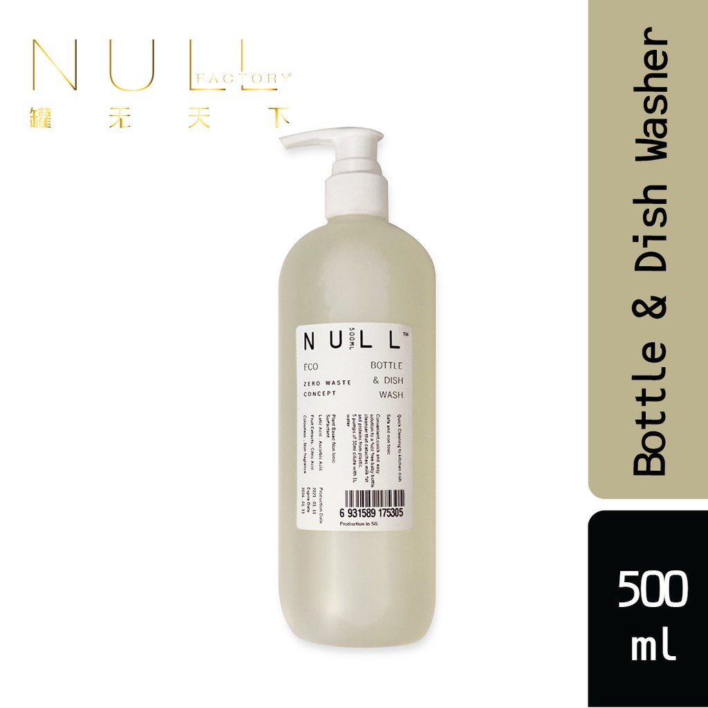 NULL ECO Bottle & Dish Wash (500 ml)