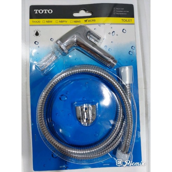 Toto Jet Shower Spray Complete Chrome THX20MCRB | Shopee Malaysia