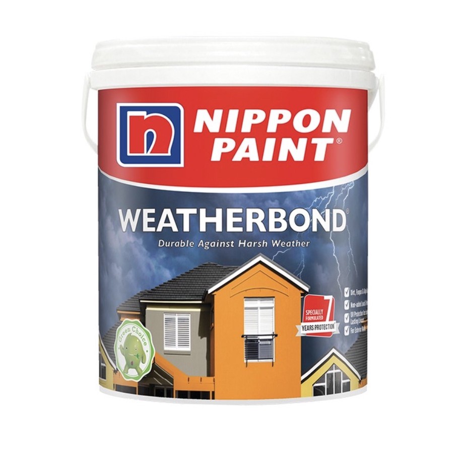 Nippon Weatherbond White Exterior Outdoor Water Based Wall Paint ...