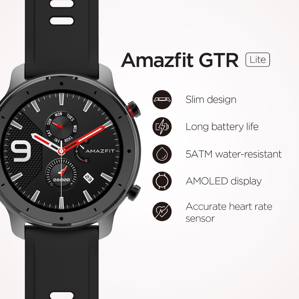 amazfit gtr lite 47mm smartwatch