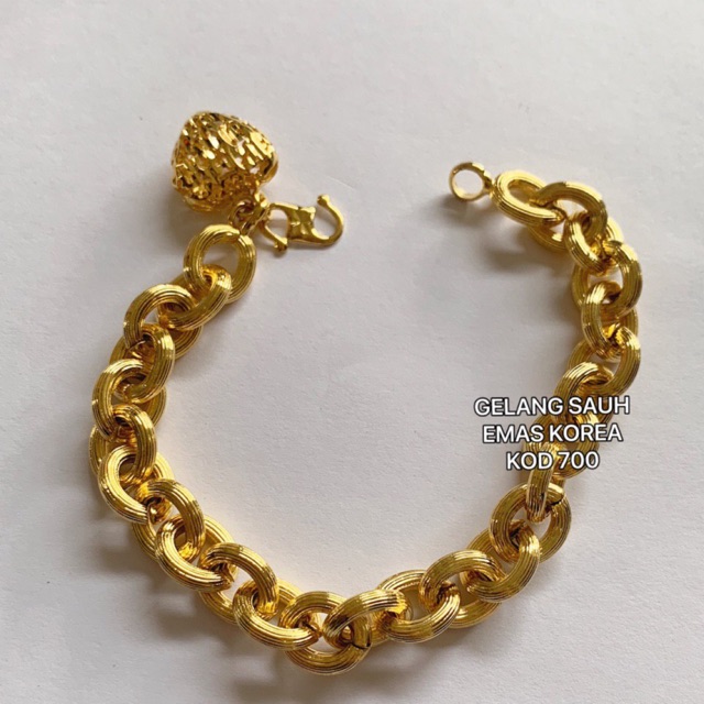 Gelang Sauh Emas Korea 24k Shopee Malaysia