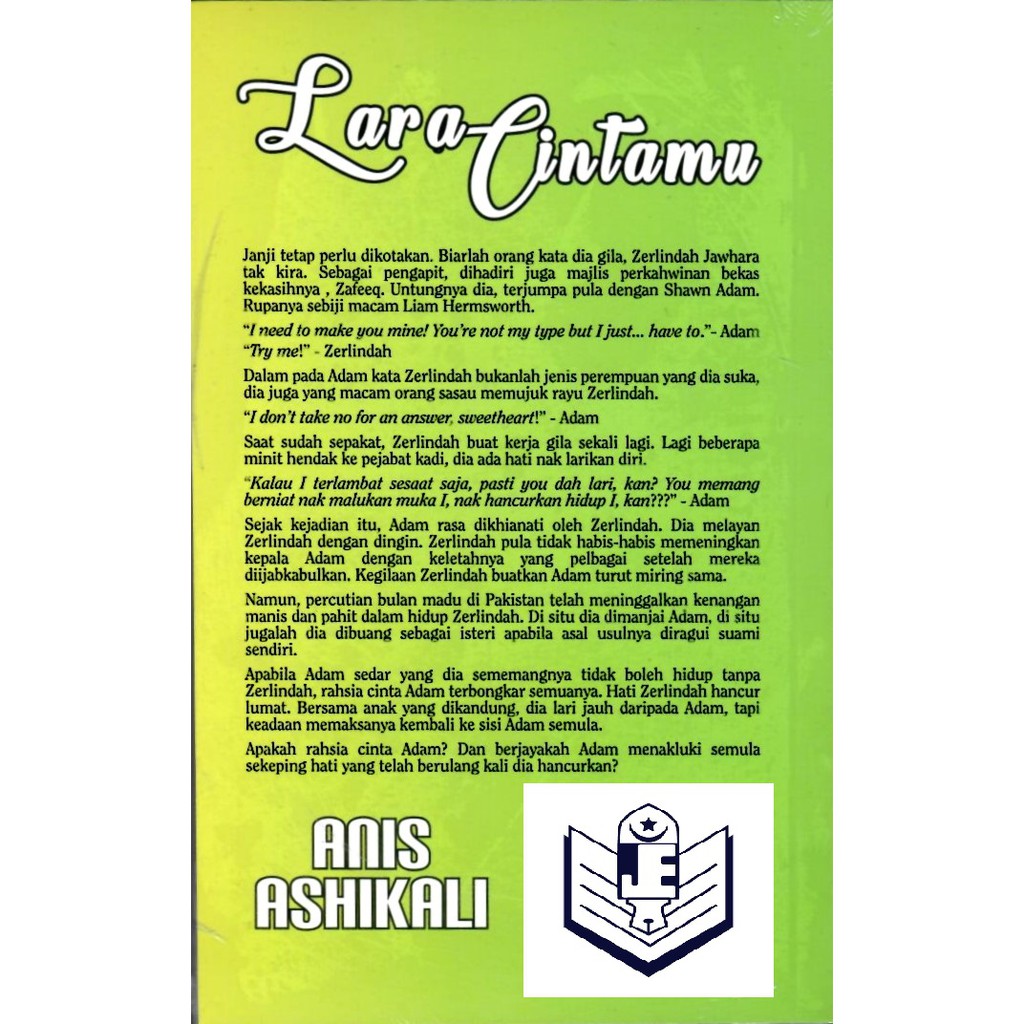 Novel Lara Cintamu Shopee Malaysia