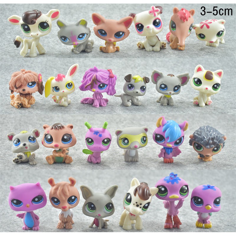 Huashibo Pet Shop Q Pet 24 Lps Littlest Shop Mini Doll Hand