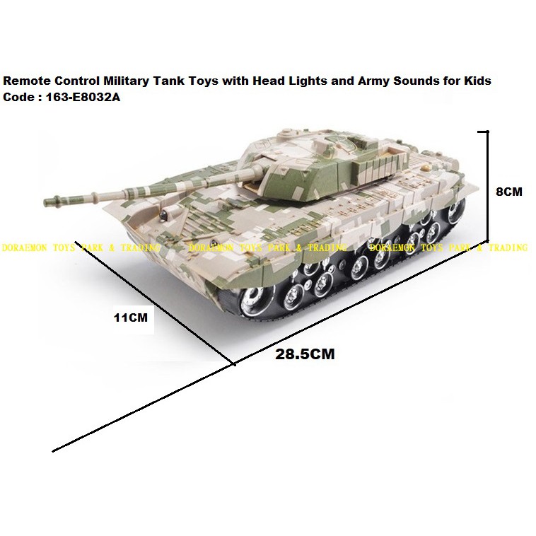 remote control army tank toys