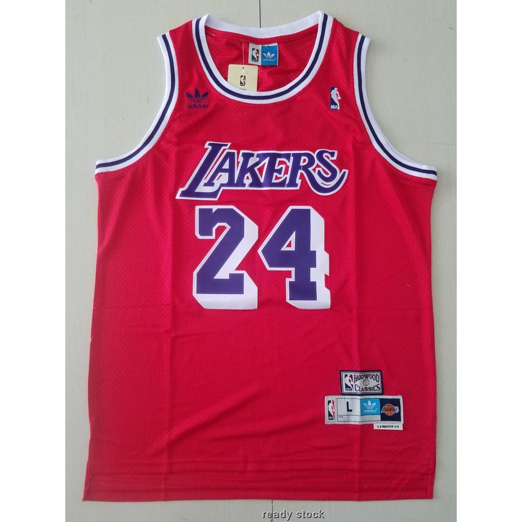 lakers jersey red