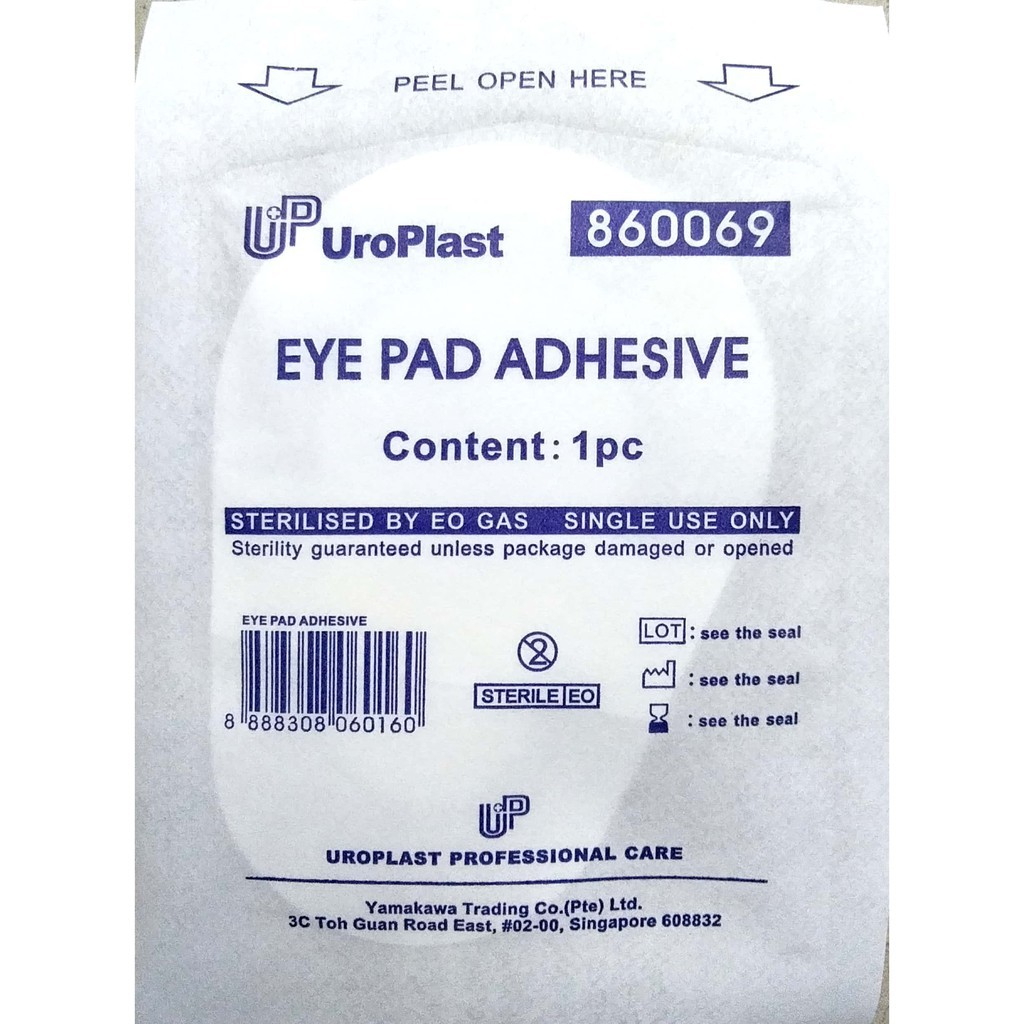 UROPLAST EYE PAD STERILE ADHESIVE (860069) 1S Shopee Malaysia