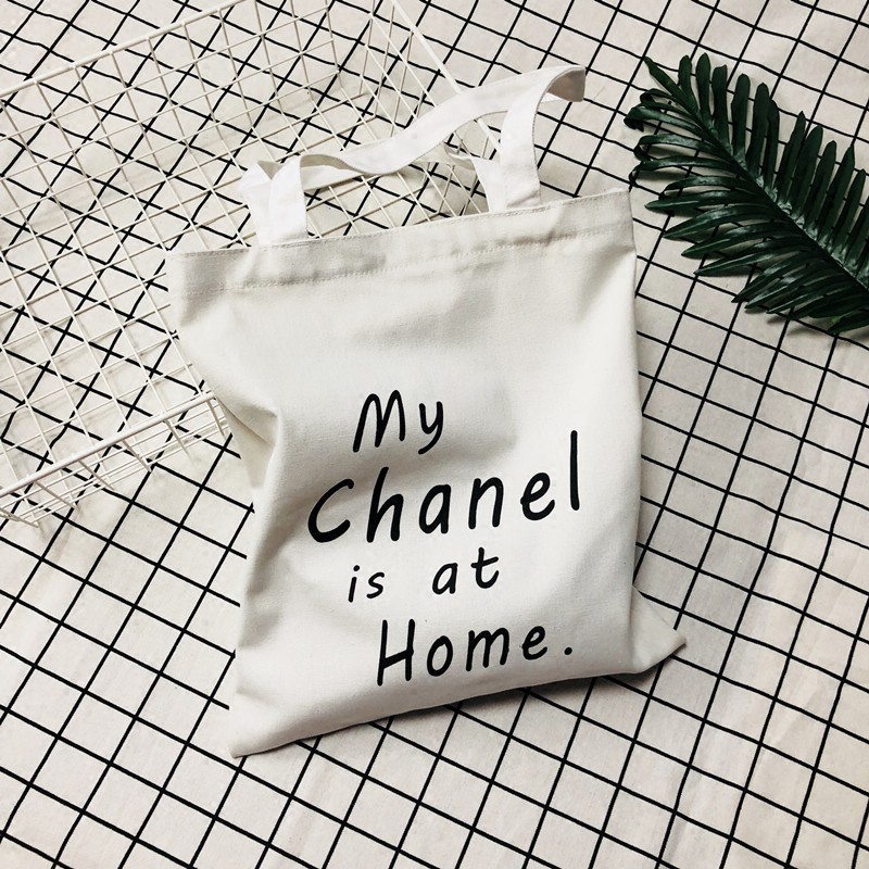 My Other Bag Is Canvas Casual Handbag Tote Bag Canvas Bag Sen Small Fresh Microb Shopee Malaysia