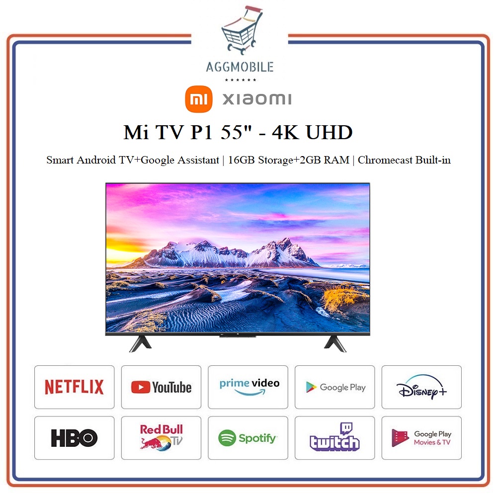 📺[MY] Xiaomi Mi Smart Android TV P1 (43"/55" | 4K UHD Android 10 Smart TV) Official 2 Years Warranty By Xiaomi Malaysia