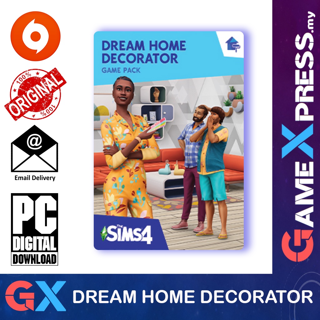 The Sims 4 Dream Home Decorator Expansion PC Game Origin Platform - TS4