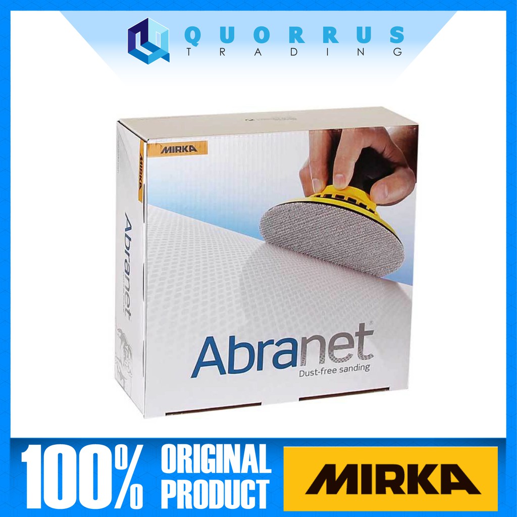 Mirka Abranet Sanding Disc Net Dust Free Abrasive Disc 125mm 150mm  Quorrustrading | Shopee Malaysia