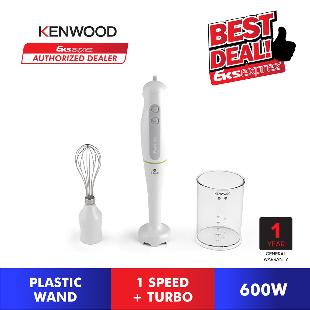 Kenwood HDP102WG 600W Hand Blender (Plastic Wand)