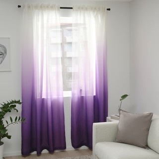  READY STOCK IKEA STRANDTRIFT curtains 1 pair lilac 