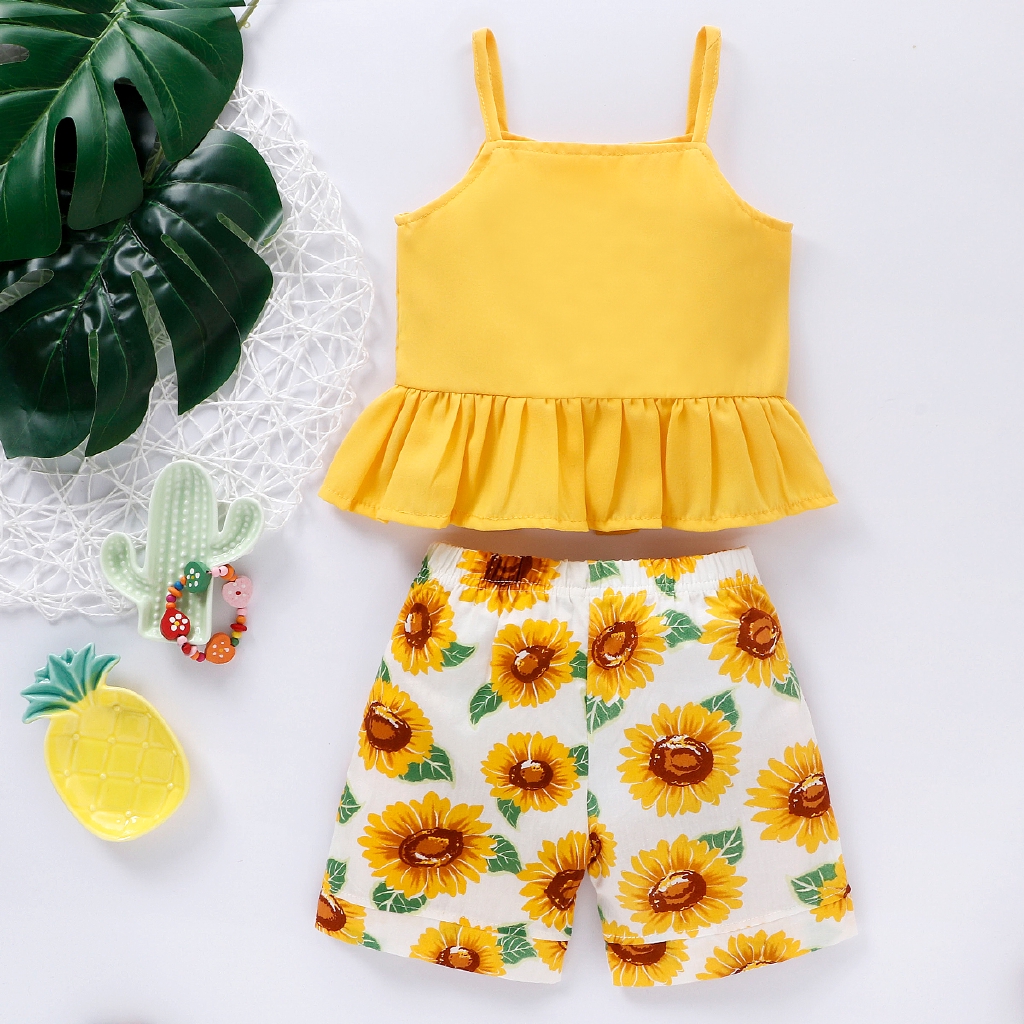 sunflower outfits for 1 year old