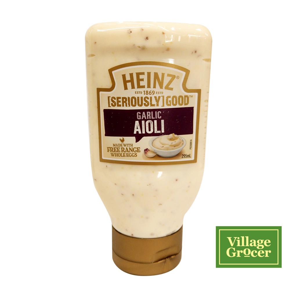 Heinz Seriously Good Aioli Garlic Mayonnaise 295ml (EXP Mar 2023