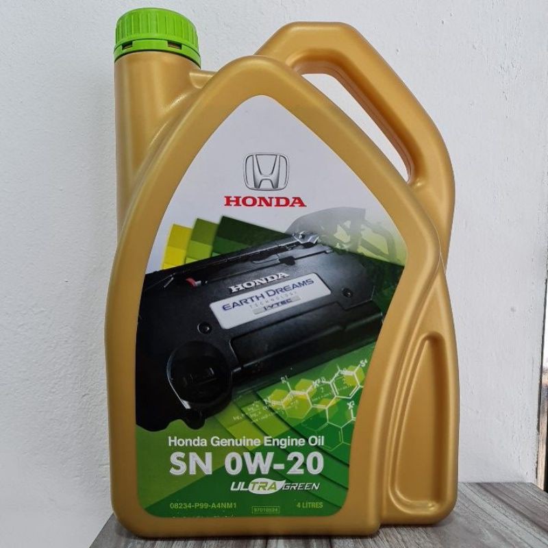 HONDA ULTRA GREEN 0W-20 FULLY 4L | Shopee Malaysia
