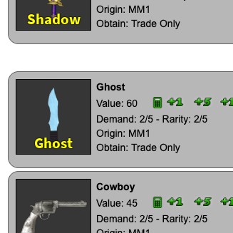Roblox Mm2 Ghost Knife
