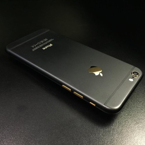 Apple Iphone 6 6s 6 Plus Black Gold Matte Housing Limited Edition Shopee Malaysia