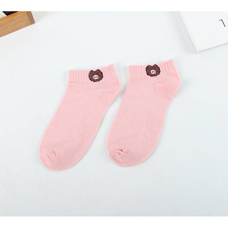 【READY STOCK】 Malaysia Wanita Stokin Unisex Cute Bear Socks
