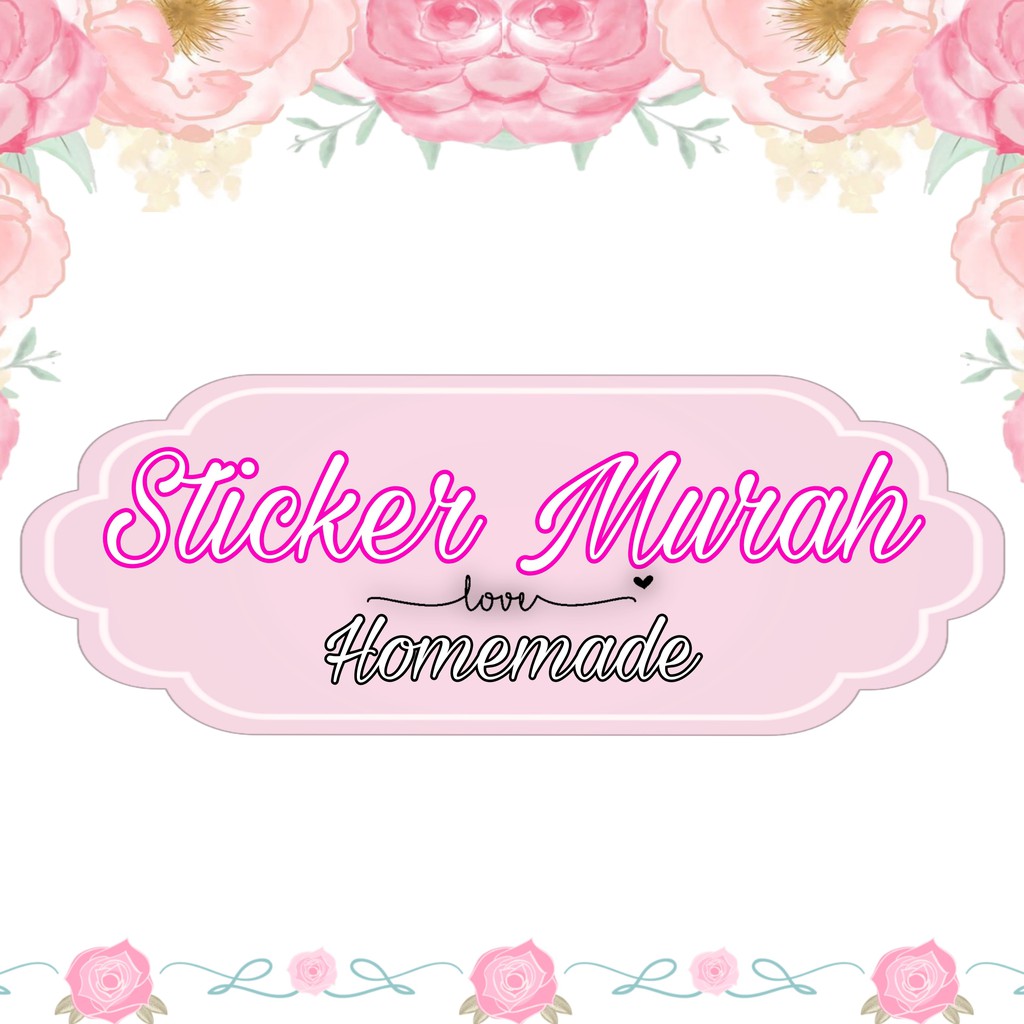 Sticker Murah (Sticker Jualan / Sticker Label / Sticker Nama) Shopee