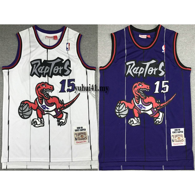 raptors white and purple jersey