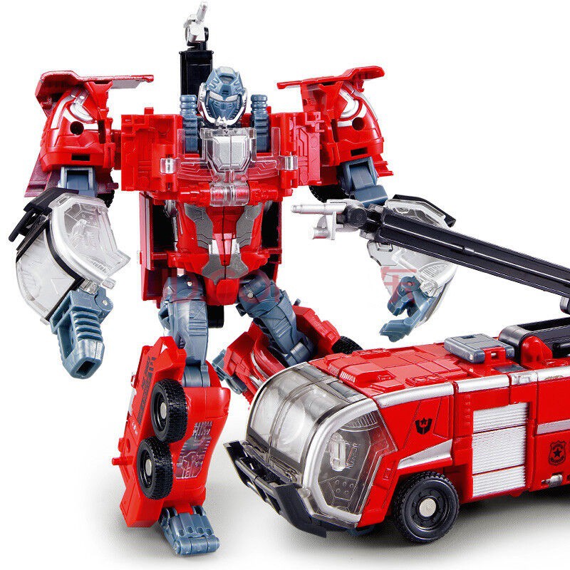 fire truck transformer toy