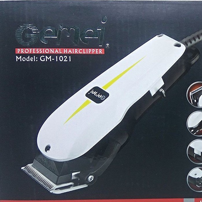 Pro Gemei Gm 1021 Professional Hair Clipper Hair Trimmer Works On With Direct Electric Power With Wire At Shopee Malaysia