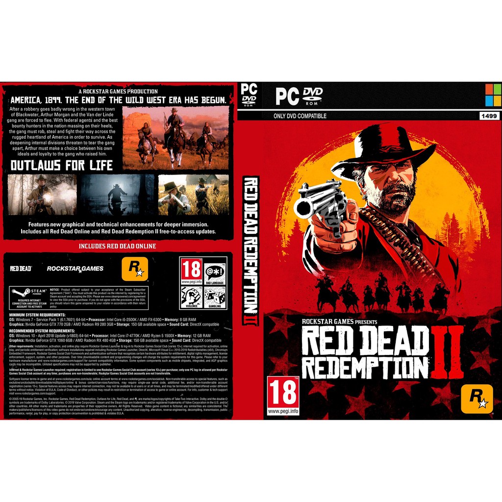 PC) Red Redemption 2 Shopee Malaysia