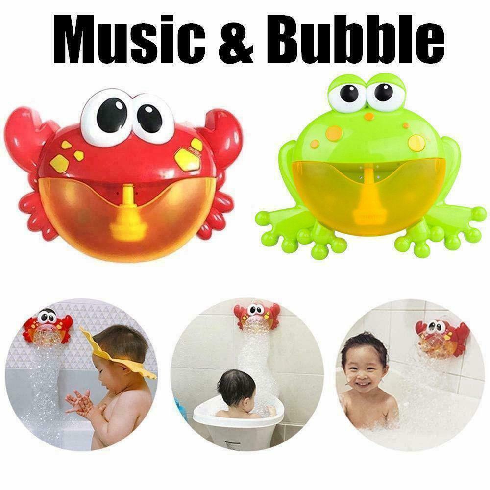 frog bubble machine bath