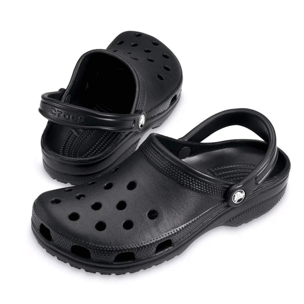 crocs clogs black