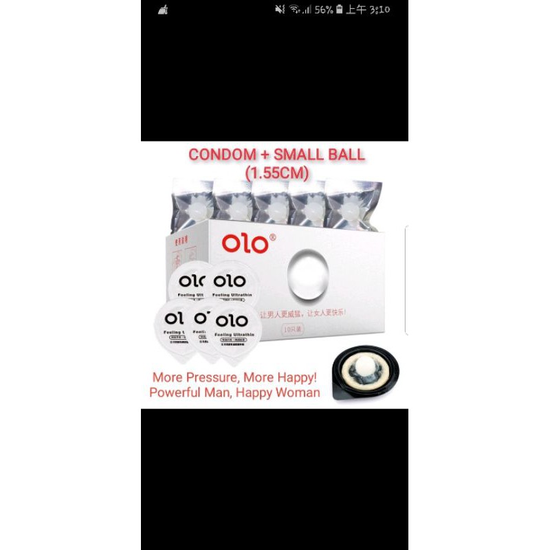 Olo Growth Soft Bead Pearl Ball Condom Spa Beads Particles G Spot 001 Lubricant Ultra Thin 5335