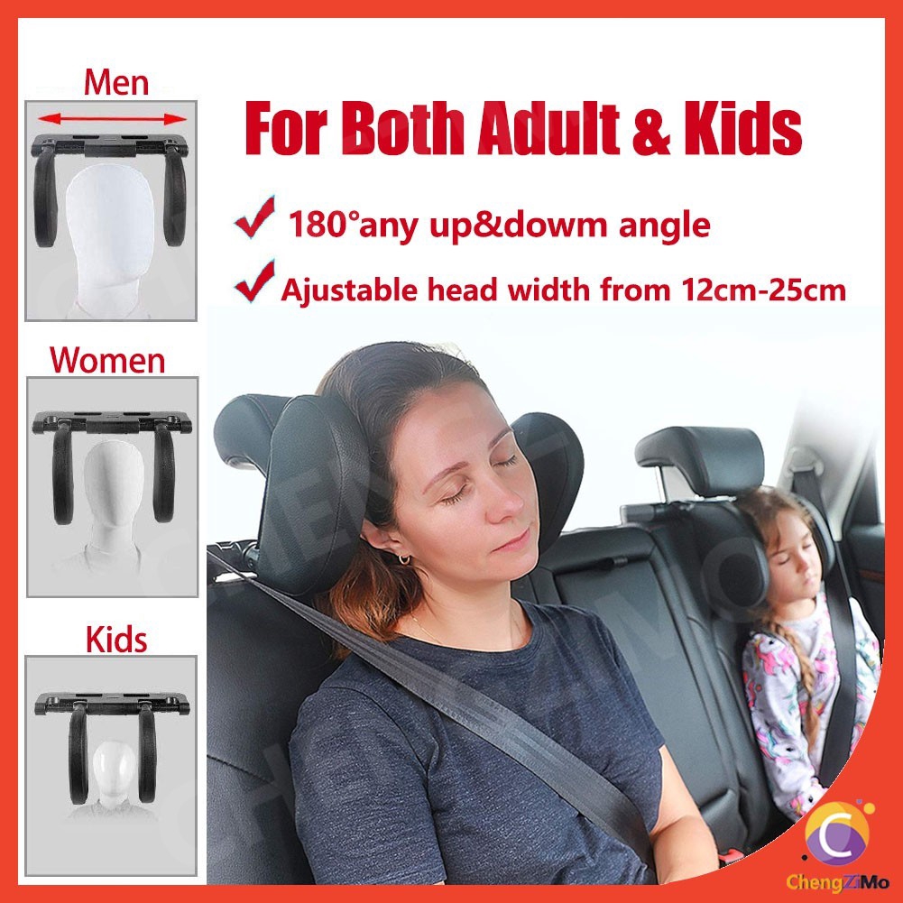 New Car Seat Headrest 180 Adjust Up Down Left And Right Pillow