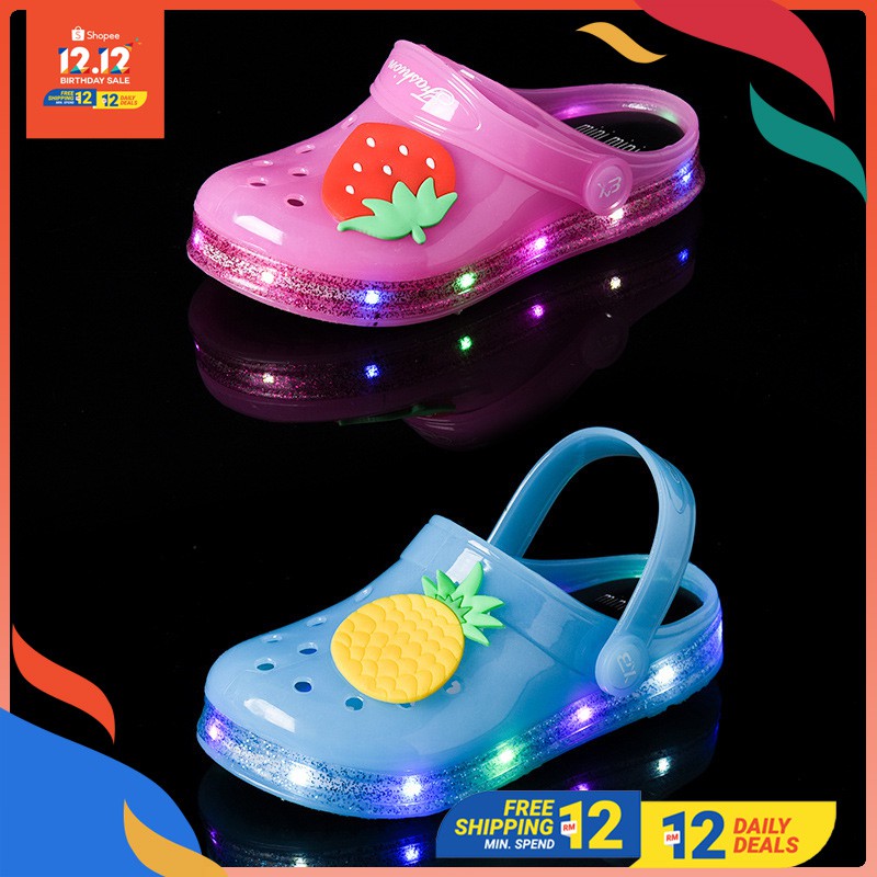 crocs led shoes