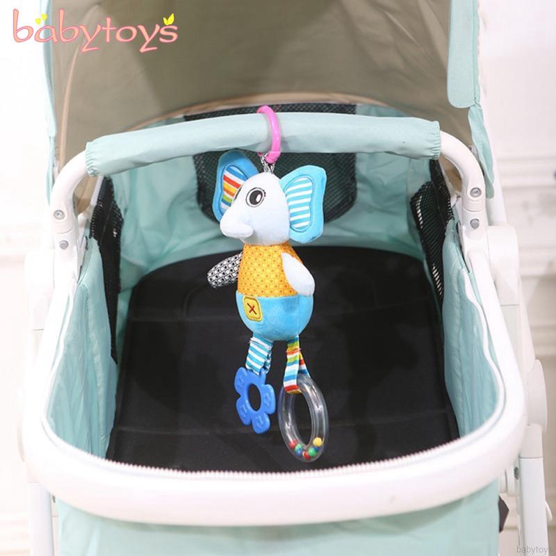 Cartoon Newborn Teether Appease Plush Toys Baby Bed Stroller Hanging Rattles Doll Shopee Malaysia