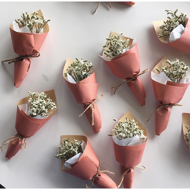 READY STOCK Mini Dried Flower Bouquet (1518cm) Shopee Malaysia