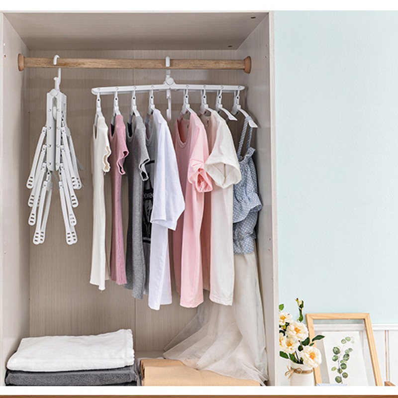 Multi Function Wardrobe Magic Plastic Clothing Hanger Closet Space