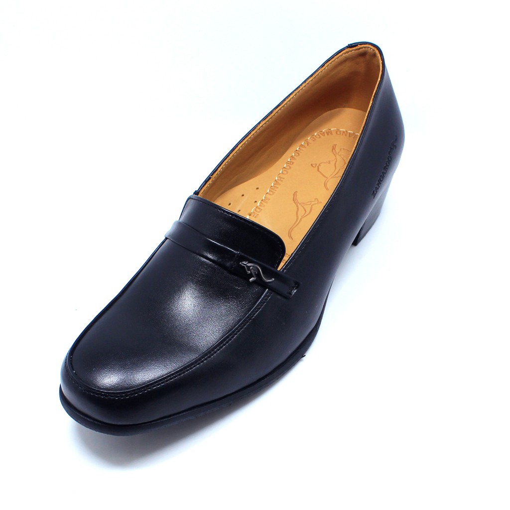 GF Shoe Kangaroo Leather Square Toe Mid Block Shoe Formal Shoe G 5000 ...