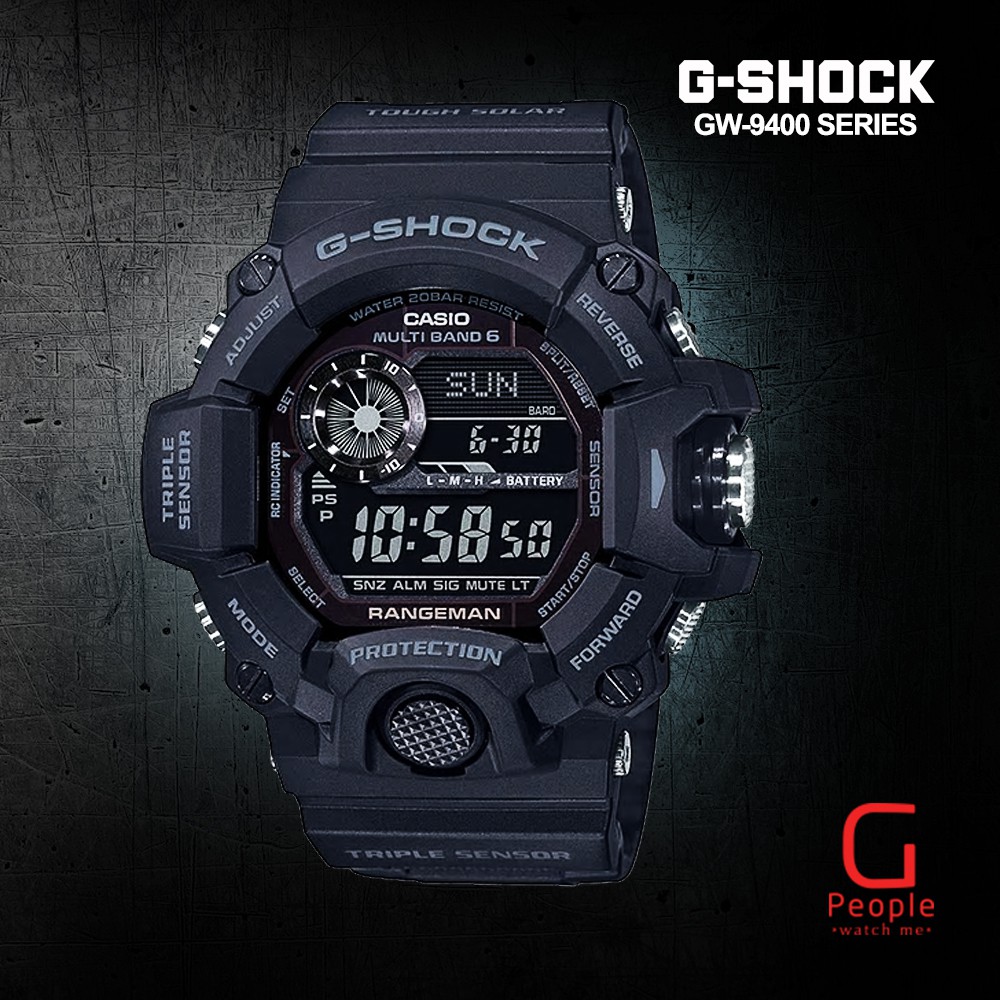 CASIO G-SHOCK GW-9400-1BDR / GW-9400-1B / GW-9400-1 / GW-9400 