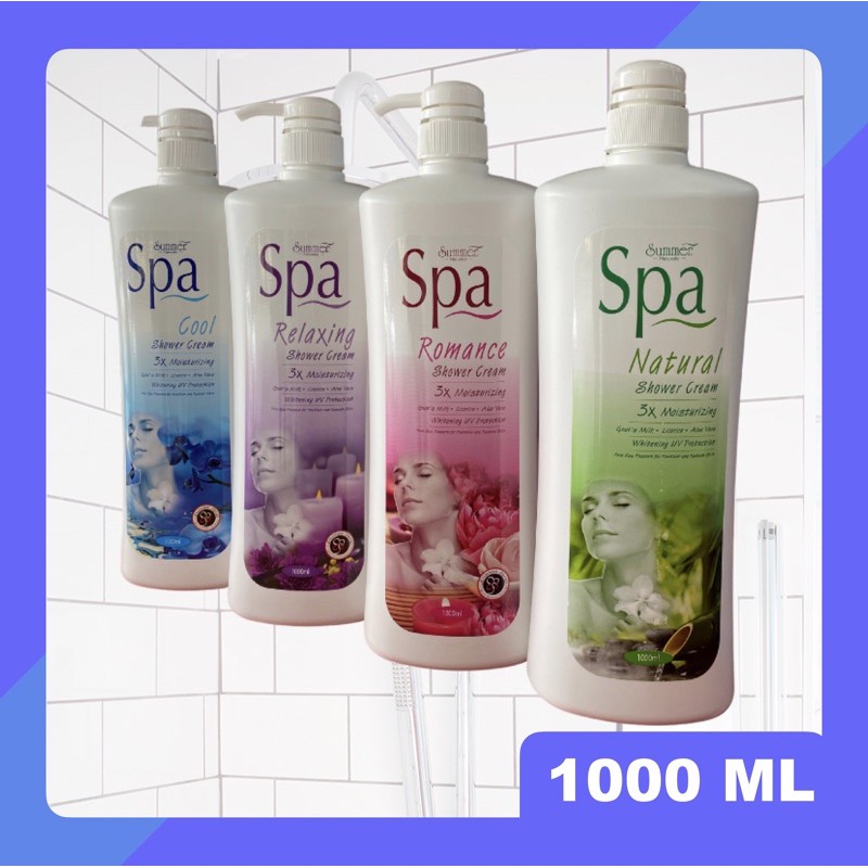 Summer Spa Shower Cream/Body Wash/Body Shower 1000ml Shopee Malaysia