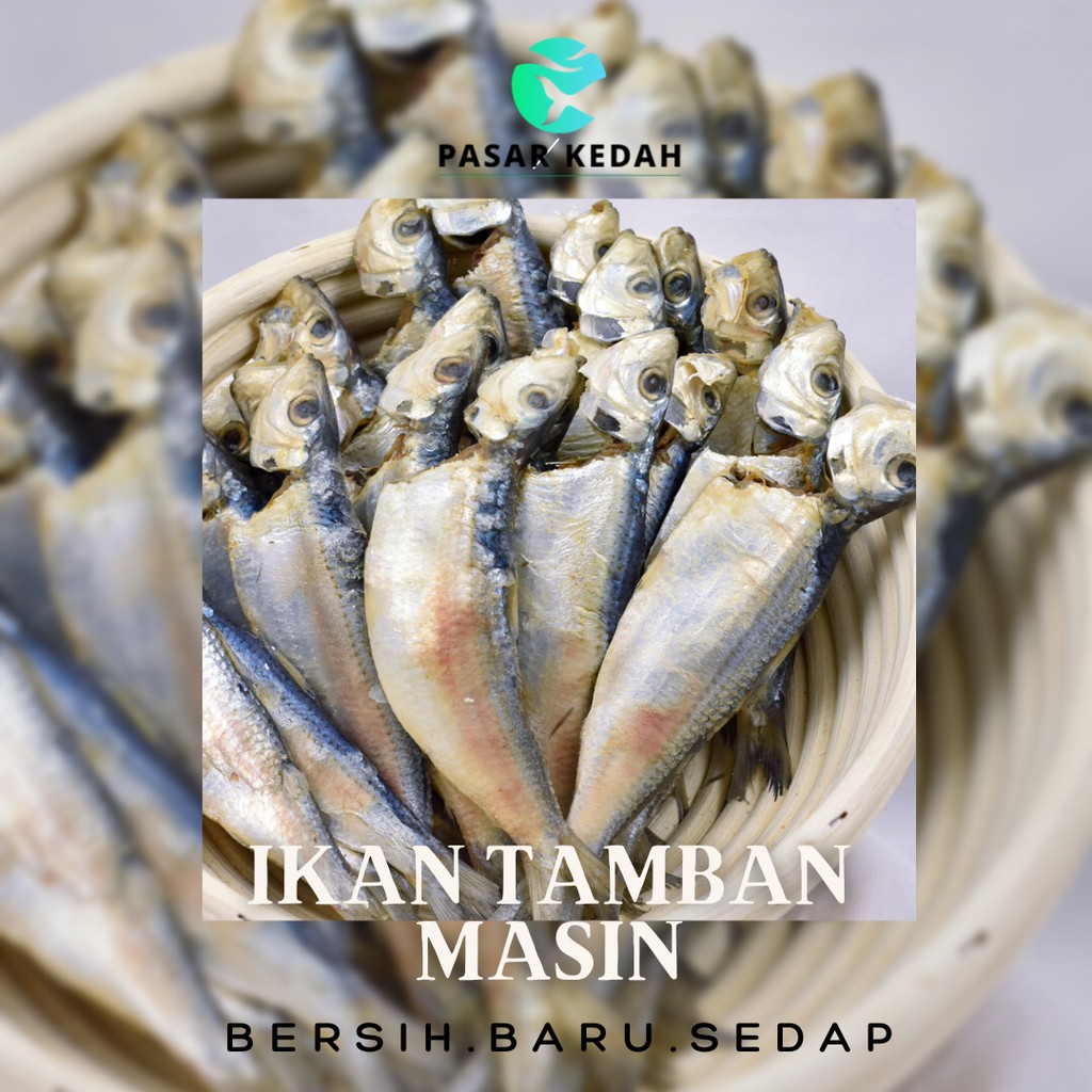 Ikan Masin Tamban Sisik Tanjung Dawai 100g Salted Sardinella Pasar