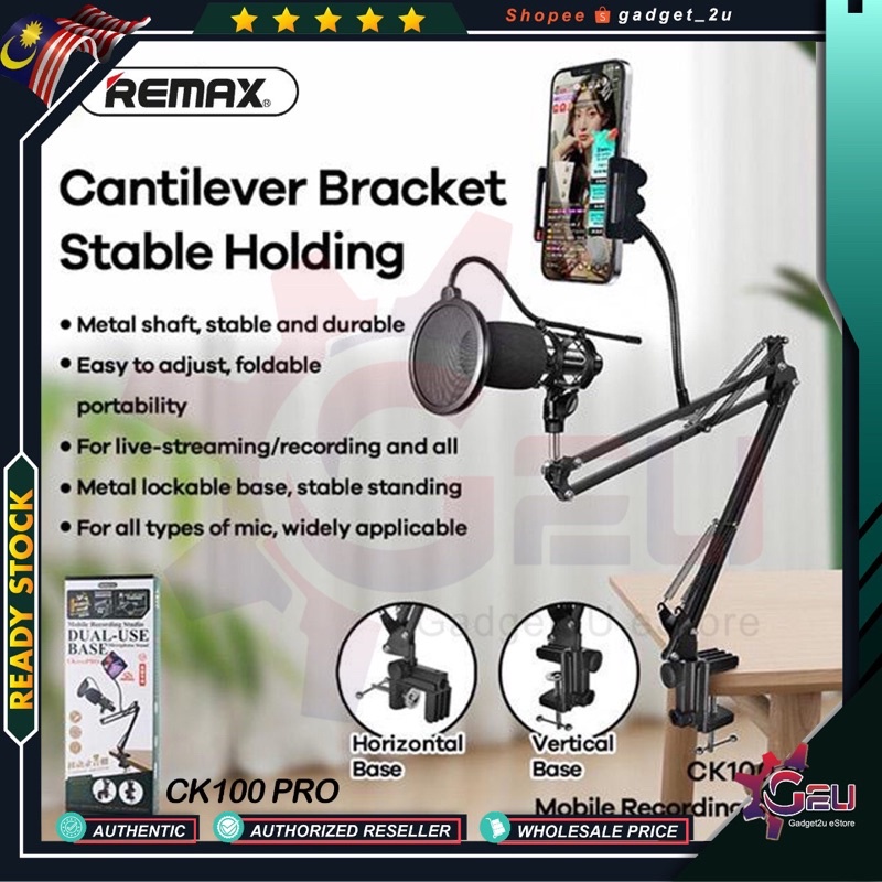 Original Remax CK100 PRO Mobile Recording Studio Kit for Fixing