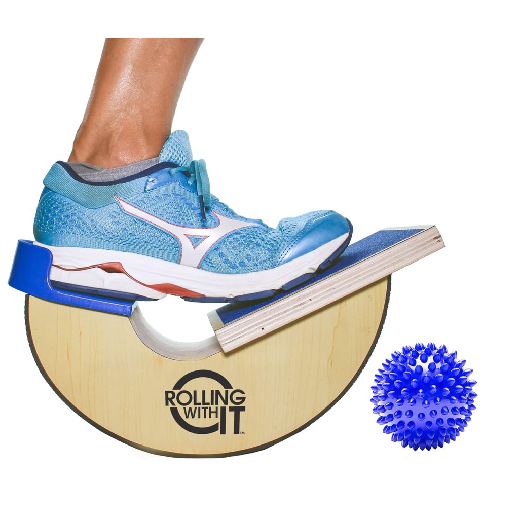 Rolling With It Premium Foot Rocker Calf Stretcher for Plantar