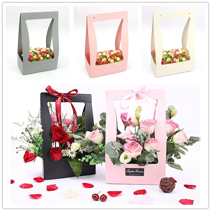 10pcs Paperboard Gift Box Diy Valentine S Day Flower Wrapping Box Shopee Malaysia